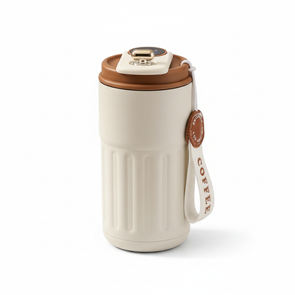 450ML Thermos Water Bottle Smart Display Temperature Stainless Steel Vacuum Coffee Cup Keep Cold and Heat Travel Thermal Mug